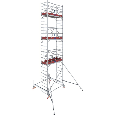 Rusztowanie jezdne aluminiowe Krause Stabilo 100 (0,75x2,00 m) – wys. rob. 8,5 m
